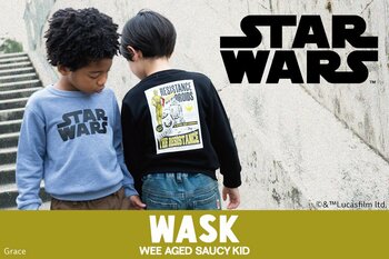 子供服ブランド「WASK(ワスク、株式会社べべ)」より、大人気映画『STAR WARS(スター・ウォーズ)』コレクションが新登場!!