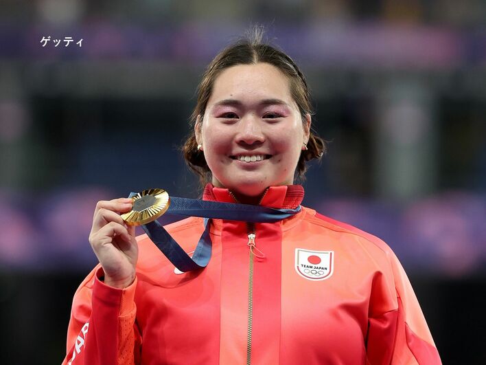 注目】「好きすぎてピアス気になる！」やり投げ北口榛花選手のチョウの