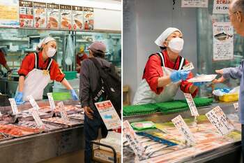 「今日のお魚、何がいい？」がもっと気軽に。 対面売場と食卓を笑顔でつなぐ、角上魚類・女性親切係の「対話の架け橋」。