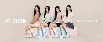 【ABCマート限定】K-POPガールグループ「ILLIT」をモデルに起用　秋冬スタイルに可愛らしさをプラスするFILAの新作　ギンガムチェックデザインの「DISTRACER CHECK」