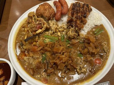 ルチルクォーツとても珍しいジャカレーレインボー入最高のお品‼️SALE ジャンボたかお “欲張りすぎ”なカレー公開！「みんなに言ってなかった