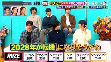 RIIZE アントン“一番モテる宿命”に照れ笑い！結婚が一番早い＆向いて