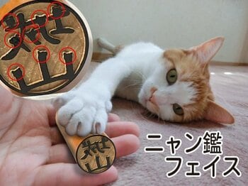 名前の一部が猫顔デザインになり、印鑑証明取得も可能な印鑑「ニャン鑑フェイス」好評だったクラウドファンディングを経て正式発売決定