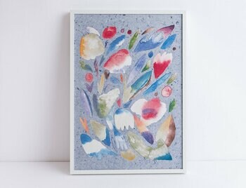 【point0 企業間協創／共創】タオル端材がアートに。水を使わない再生技術を活用したアップサイクル作品を数量限定で販売開始