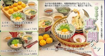 【玉子焼・お出汁ひまわり】3/11(水)～「春を彩る真鯛フェア」を開催