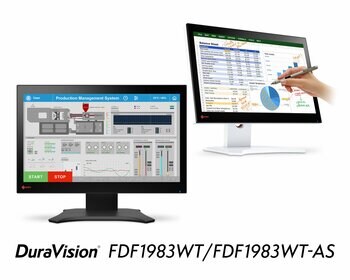 EIZOが18.5型タッチパネルモニターのバリエーションを拡充、多様な設置環境や入力方法に対応