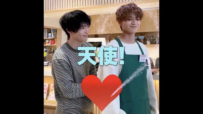 【天使が2人！】岩瀬洋志＆増子敦貴のエプロンシーンに「可愛いすぎ♡」「ニヤニヤが止まりません」『北くんシェア』