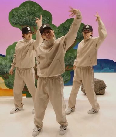 Number_i 平野紫耀 神宮寺勇太 岸優太 BONでおそろコーデダンス動画に