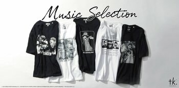 【tk.TAKEO KIKUCHI】90年代を象徴する3組の世界的なアーティストがTシャツに。７月1日(水)よりオンラインストアにて先行販売開始