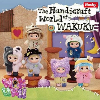トレーディングマスコット『WAKUKU（ワクク）』第4弾 手芸モチーフの新作『The Handicraft World of WAKUKU』を発売