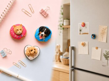 累計6,500体突破の3DMEから「ペット写真で作る立体マグネット」が新登場！