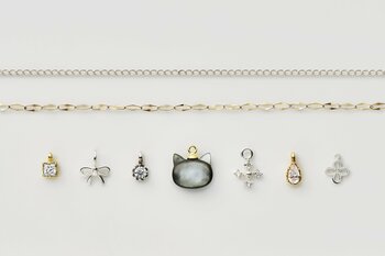 パーマネントジュエリーに選べるチャーム新登場！CERNE & MINUE by BIJOUPIKO限定で取り扱い開始。20種類以上から好みの組み合わせで自分だけのオリジナルジュエリーを。