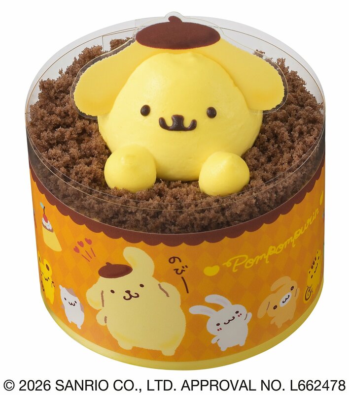 銀座コージーコーナーにポムポムプリンのケーキが初登場！サンリオコラボのプチケーキも8月28日発売