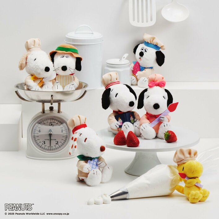 アフタヌーンティー　PEANUTSスヌーピー ぬいぐるみ　コック　イチゴケーキ ぬいぐるみ/PEANUTS | アフタヌーンティー公式通販サイト