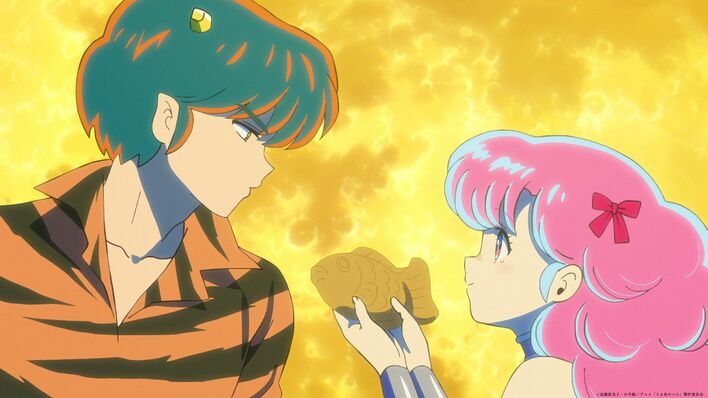 レイ（cv.小西克幸）とラン（cv.花澤香菜）がキス！？『うる星やつら』第15話