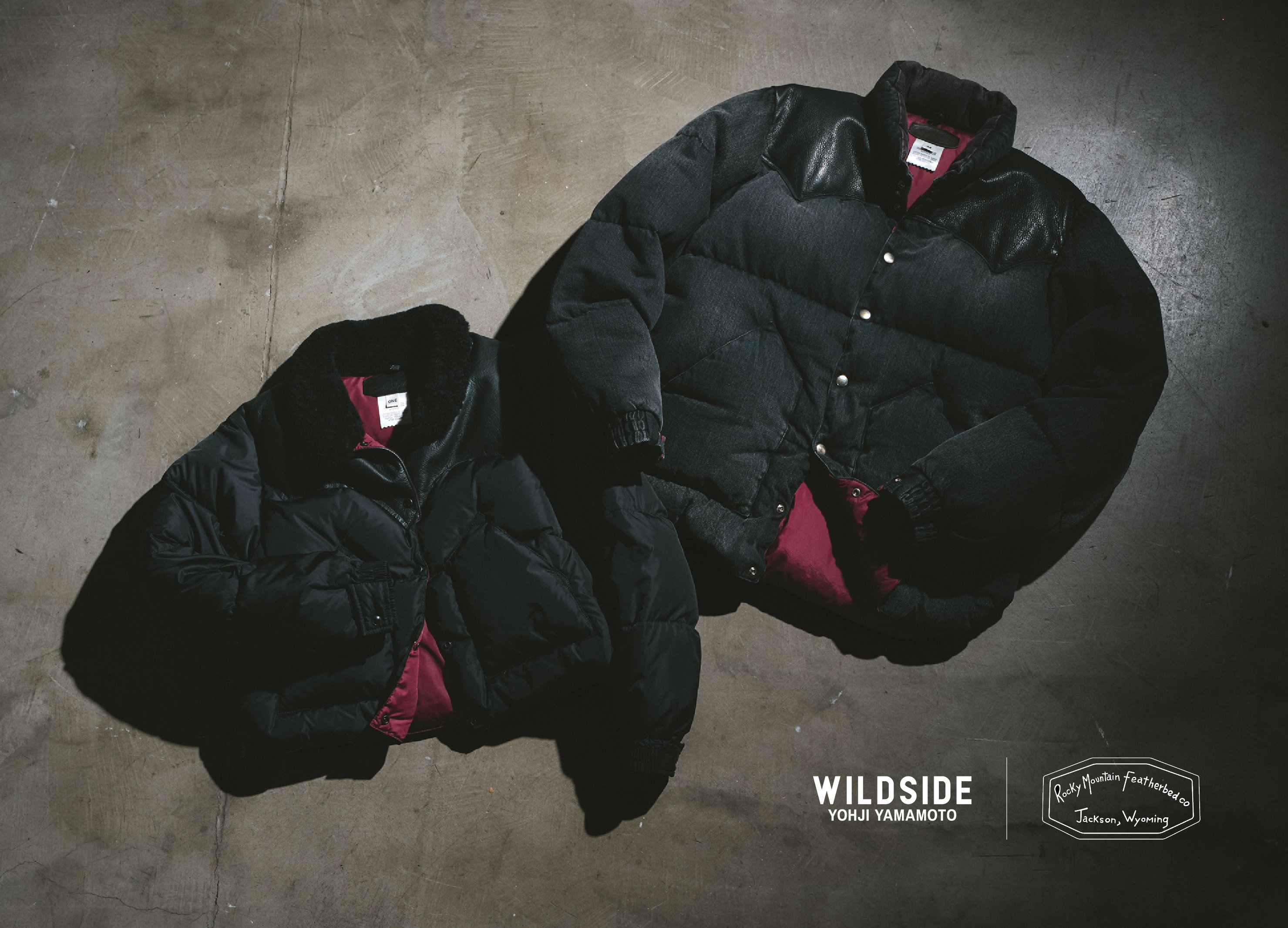 WILDSIDE YOHJI YAMAMOTO × Rocky Mountain Featherbed Collaboration