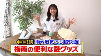 【スリコ・ダイソー】梅雨に便利な驚きの“謎グッズ”３選を紹介！ドライヤーで乾燥？置くだけ湿気取り！原田葵アナがココ調