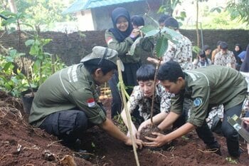 5/11（月）～5/13（水）インドネシアの高校生ら15名が木曽町で森林・林業を学ぶ