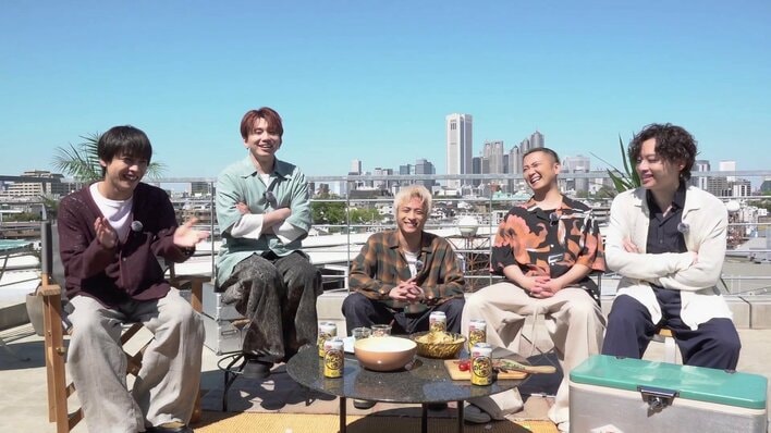 Da-iCE 新CMで初の5人歌唱！大野雄大＆花村想太のロングトーンにあわせ、パフォーマーの工藤大輝＆岩岡徹＆和田颯も歌声を披露