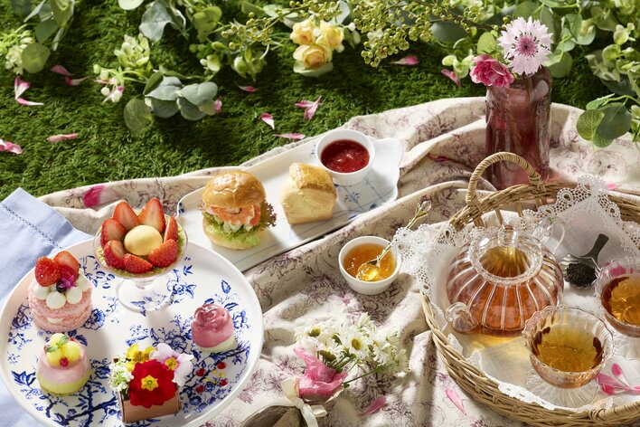 【グランドニッコー東京ベイ 舞浜】3月13日～4月19日の金・土・日・祝日限定で『春の花咲くアフタヌーンティー』を提供