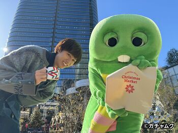 阿部亮平 SDGs第13弾は麻布台ヒルズを取材！ガチャピンとスタジオ生報告