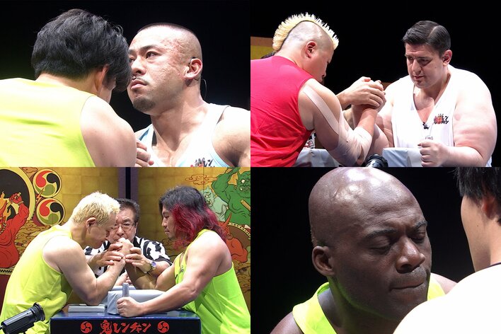 絶対王者ボビー・オロゴンに挑む猛者が集結！「中量級」「重量級」の2階級制で、芸能界腕相撲最強が決定『千鳥の鬼レンチャン』