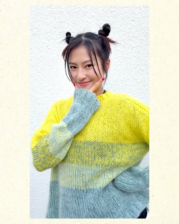 クオリティ凄い！」恒松祐里 手編みの爽やかな春色セーターを披露！ 初 