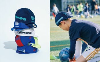 【ニューエラ】ジュニアサッカーキャップを初展開、Primeflex(R)・DotAir(R)採用モデルを4月21日（火）より発売