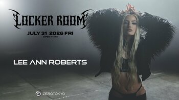ハードテクノパーティー「Locker Room」テクノ・クイーン Lee Ann Robertsを招聘し開催決定!!