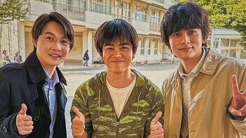 北村匠海＆神木隆之介に挟まれハイテンション！？注目俳優・黒崎煌代のニッコニコ笑顔に「かわいい」「楽しそうでとても良い」の声『サバ缶、宇宙へ行く』