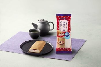 モンテール山梨の銘菓「桔梗信玄餅」とのコラボ「桔梗信玄もちもち手巻きクレープ」を期間限定で新発売