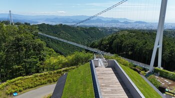 “絶景と発散。”の三島スカイウォークに絶景施設が新登場！360°パノラマビューのカフェや、空へ踏み出すような展望デッキなどが7月15日(水)にオープン