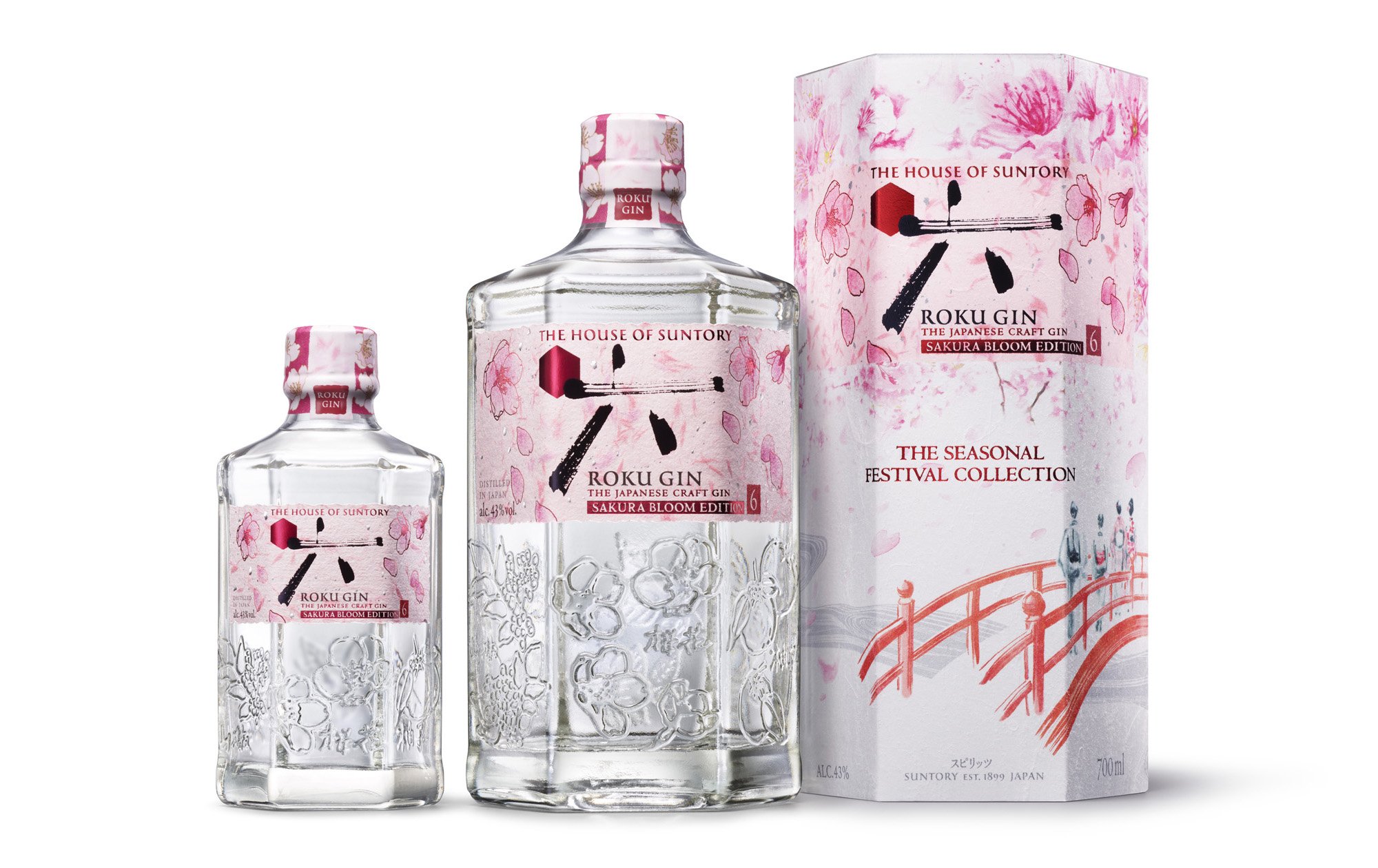 サントリージャパニーズクラフトジン「ROKU〈六〉SAKURA