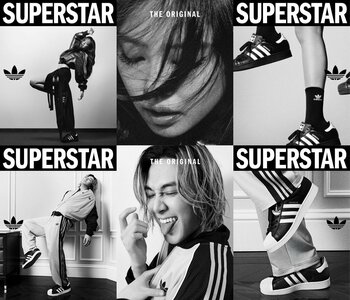 アディダス オリジナルスの「SUPERSTAR」新章開幕。JENNIEなどアンバサダーが集結するグローバルキャンペーン展開。Fujii Kazeが日本でのSUPERSTARアイコンに