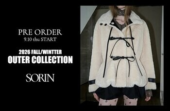 【SORIN(ソリン)】2026年秋冬アウターコレクションを公開！9月10日(木)0時より先行予約スタート
