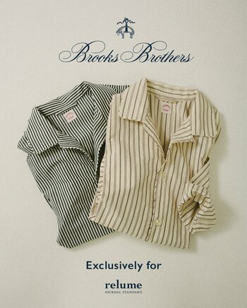 JOURNAL STANDARD relumeより、Brooks Brothersの定番パジャマをタウンユース仕様にアップデートした別注「Pajama Shirt」が、8月28日（金）にリリース。