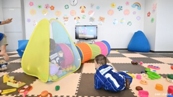 【10/4(土)に利用可能！】女子サッカーWEリーグの試合会場に託児施設が登場！