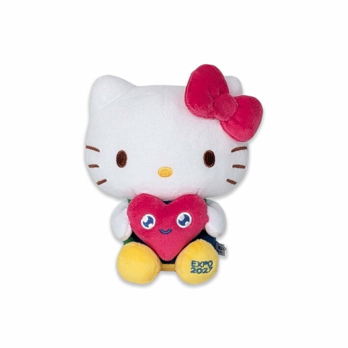 【希少】サンリオキョンちゃん　ぬいぐるみ GREEN×EXPO 2027】サンリオキャラクターズが「トゥンクトゥンク」の