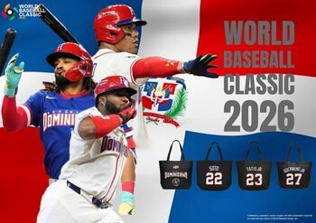 E-COMEGROUPより、WORLD BASEBALL CLASSIC 2026公式ライセンス商品『ドミニカ代表トートバッグ』が登場！