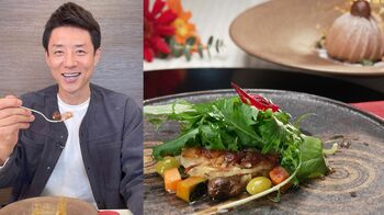 洗練された完全ビーガンの“精進フレンチ”に松岡修造が「体にものすごいフィットする！」と感動