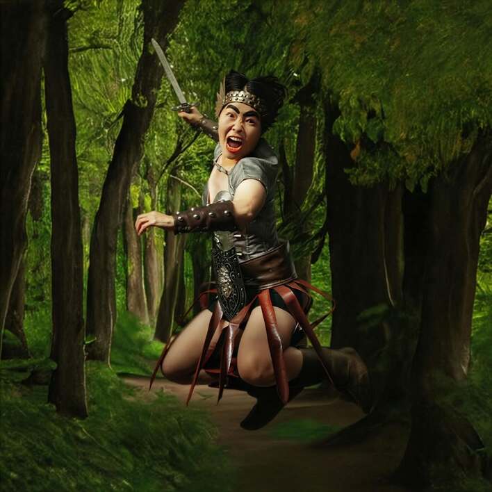 【画像5枚】「鍛えてあげた身体が素敵」イモトアヤコ 40代を体現した超ド迫力ショットを公開！威圧感満載の“迷走した”姿を見る