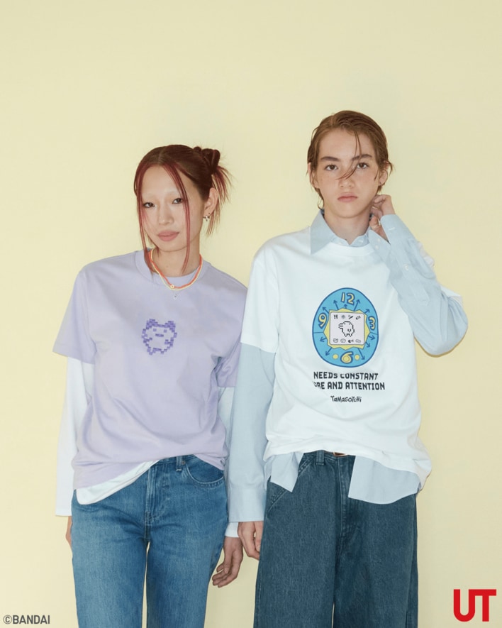 たまごっちがユニクロUTとコラボ！懐かしのピクセルアートTシャツが