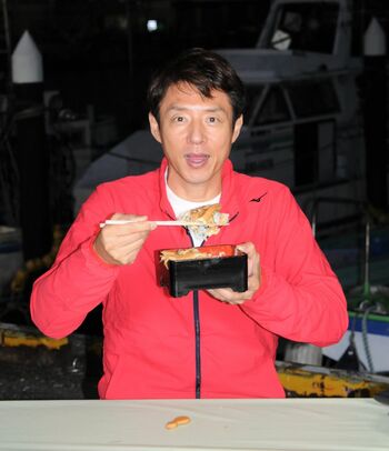 松岡修造 絶品アナゴを堪能し、「アナゴのようにみんなと仲良くなりたい」