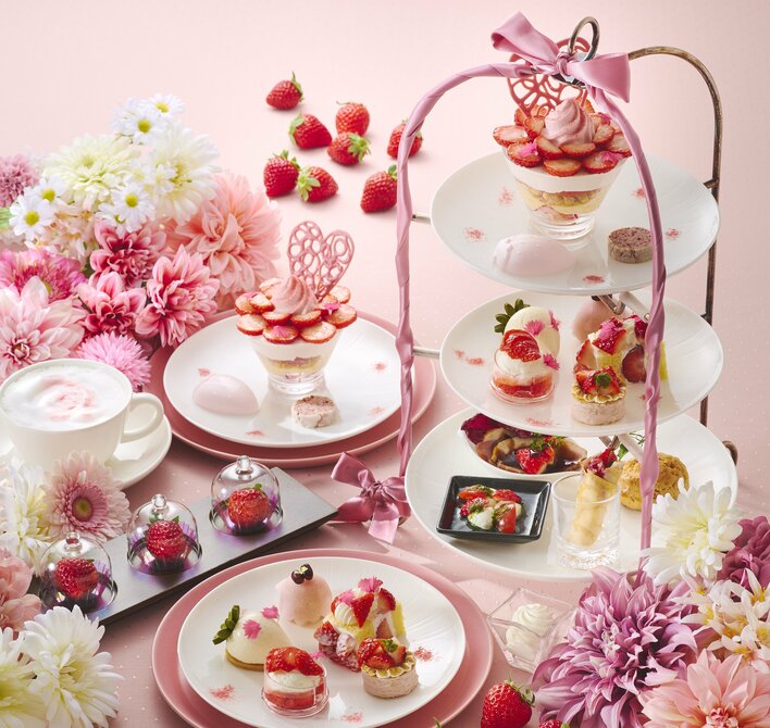 【ホテル日航大阪】「苺アフタヌーンティーセット SPRINGバージョン」を3月1日より提供
