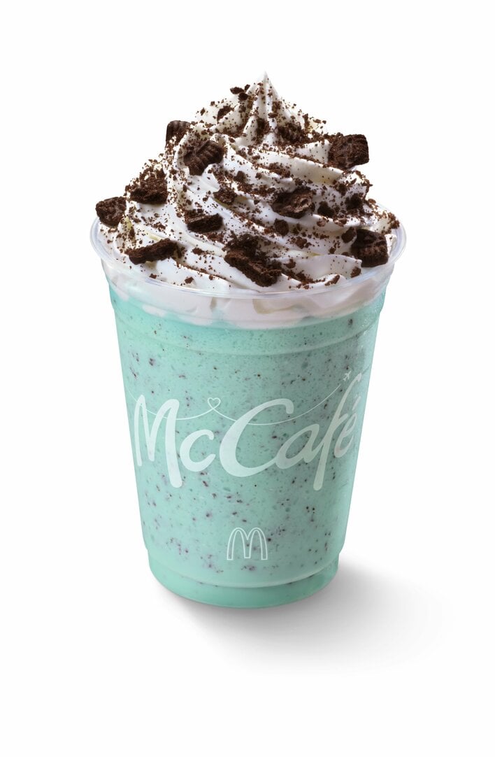 チョコミントページ マクドナルド】人気商品がリニューアルして登場！爽やかミント
