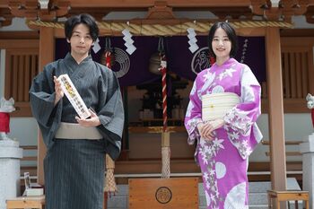 中村倫也 数年ぶりの浴衣姿で主演映画をアピール「腹の座りがわからなくてそわそわしています」