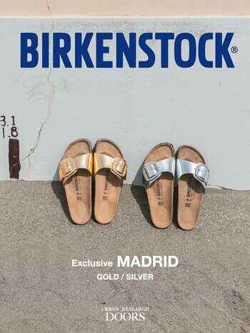 夏の装いに映える、BIRKENSTOCKのメタリックモデルがURBAN RESEARCH DOORS限定で登場