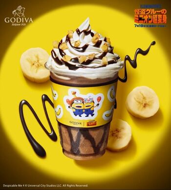【ゴディバ】ミニオンとのコラボでカップアイスを販売！この夏限定のチョコバナナフローズンドリンクも！？