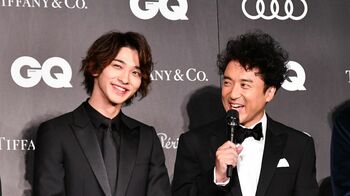 横浜流星、賀来賢人、ムロツヨシ、草刈正雄がGQ MEN OF THE YEAR 2019の授賞式に登場