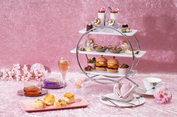 桜スイーツと春のセイボリーを楽しむ期間限定アフタヌーンティー「春風と桜香るAfternoon Tea」登場